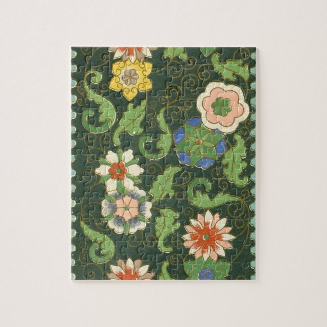 Puzzle Cloisonne Chine Patter Asiatique Oriental (Vertical)