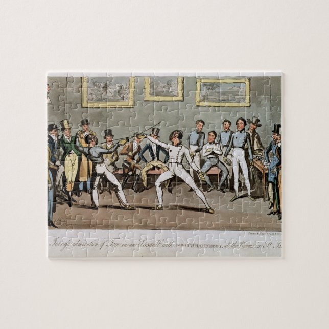 Puzzle Clôture : L'admiration de Jerry de Tom dans un (Horizontal)