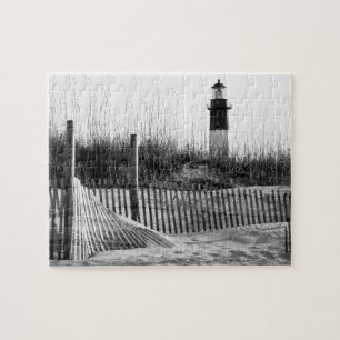 Puzzle Clôtures de plage et phare