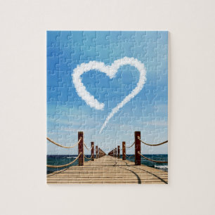 Puzzle Cloud en forme de coeur sans fin
