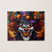 Puzzle Clown Dämon Halloween Jigsaw