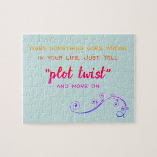 Puzzle Club de lecture de livre humoristique sur le twist