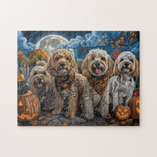 Puzzle Cockapoo Halloween Éffrayant