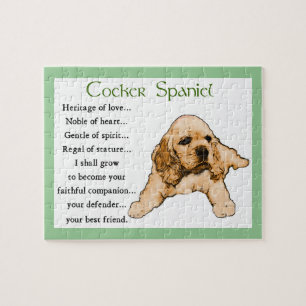 Puzzle Cocker Spaniel Patrimoine de l'Amour
