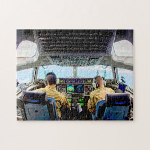 Puzzle COCKPIT C-17 GLOBEMASTER III (11x14 POUCES)