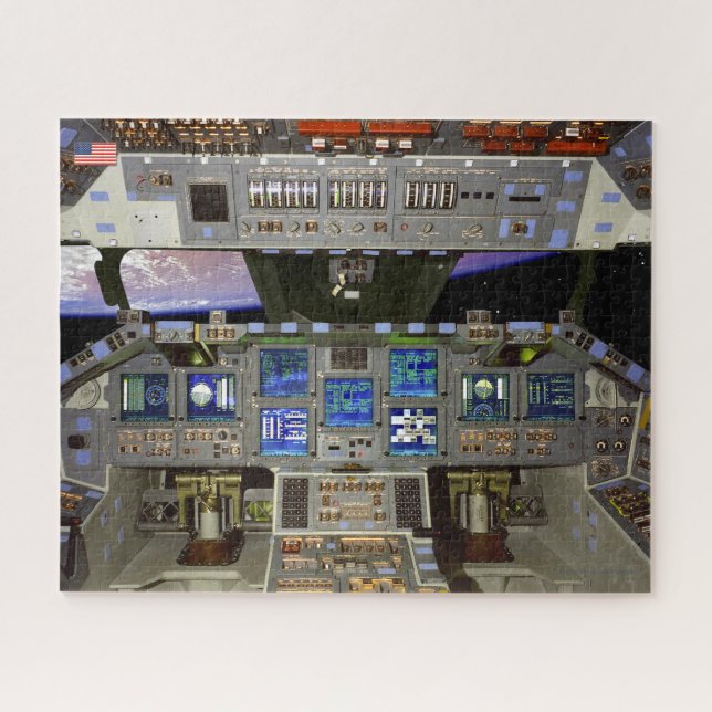 PUZZLE COCKPIT DE NAVETTE SPATIALE AMÉRICAINE 1981-2011 ( (Horizontal)
