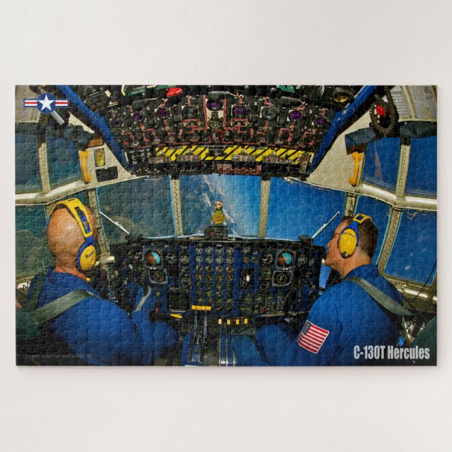 Puzzle COCKPIT HERCULES C-130T (20 x 30 POUCES) (Horizontal)
