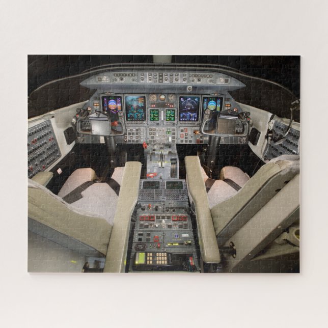 Puzzle Cockpit Lear Jet (Horizontal)