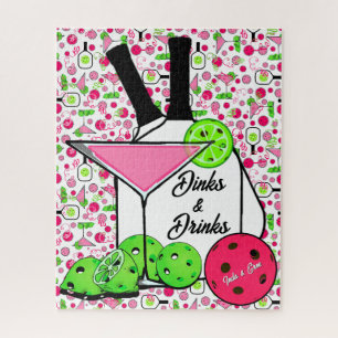 Puzzle Cocktails de Pickleball Boissons & Dinks Personnal