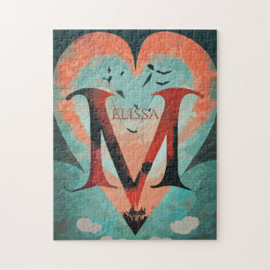 Puzzle Coeur d'Imaginaire personnalisable