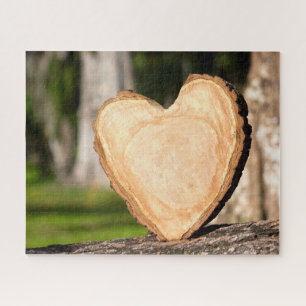 Puzzle coeur en bois