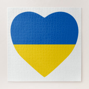 Puzzle Coeur Ukraine