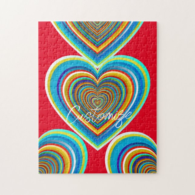 Puzzle Coeur valentin multicolore Thunder_Cove (Vertical)