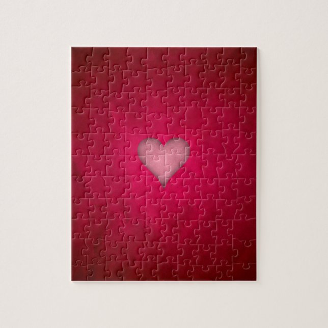Puzzle Coeur valentin rouge (Vertical)