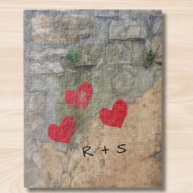Puzzle Cœurs Monogramme (Créateur téléchargé)