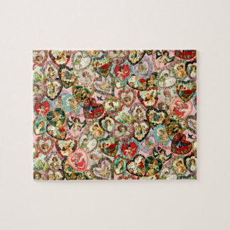 Puzzle Coeurs Vintages de Valentine