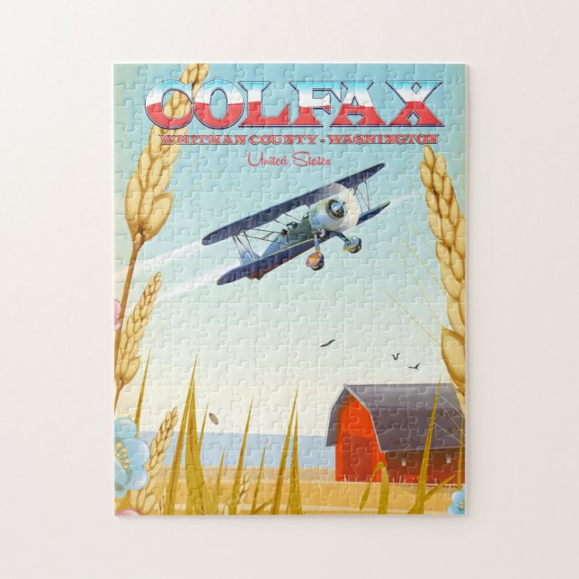 Puzzle Colfax Whitman County, Washington, États-Unis (Vertical)