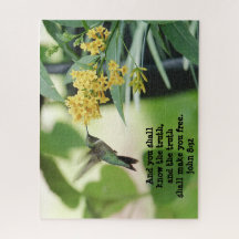 Colibri, avec Verse (Jean 8:32)