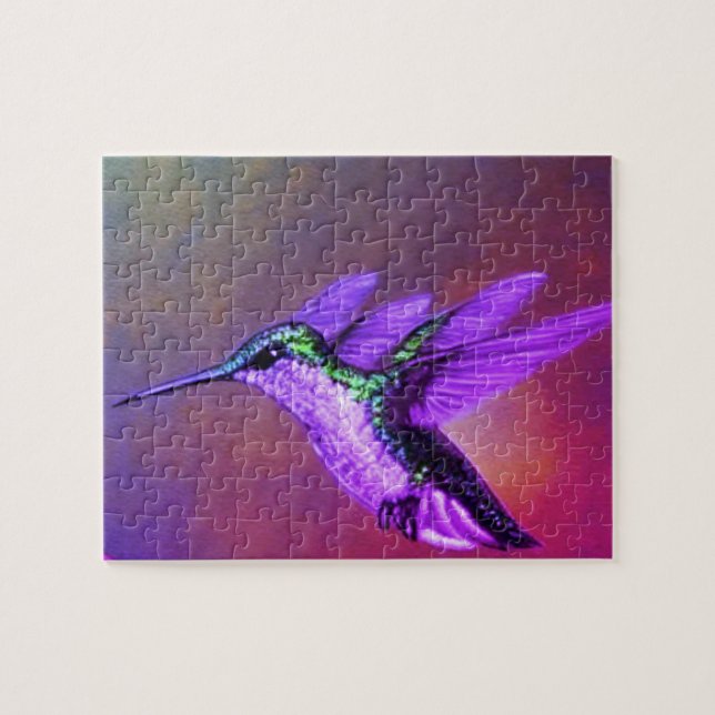 Puzzle Colibri pourpre (Horizontal)