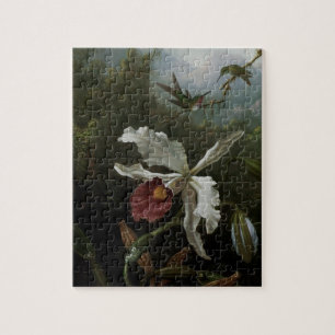 Puzzle Colibris et Orchidée blanche de Martin J. Heade