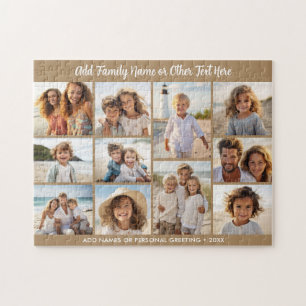 Puzzle Collage de photos - 11 photos et texte - Neutre jo