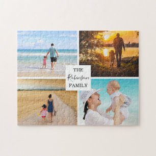 Puzzle Collage de photos de famille moderne