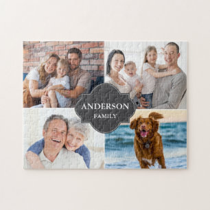 Puzzle Collage de photos de famille personnalisé Cadeau p