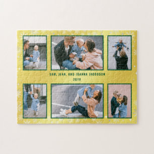 Puzzle Collage de photos familiales 6 images Golden Perso