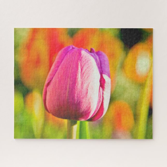 Puzzle Collage de tulipe (Horizontal)