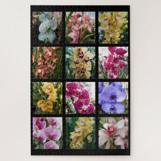 Puzzle Collage des orchidées