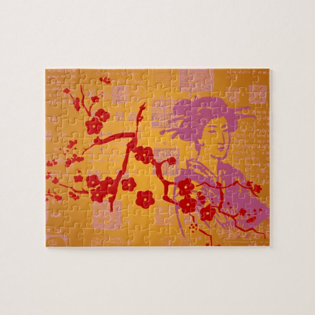 Puzzle Collage en Asie vintage (Horizontal)