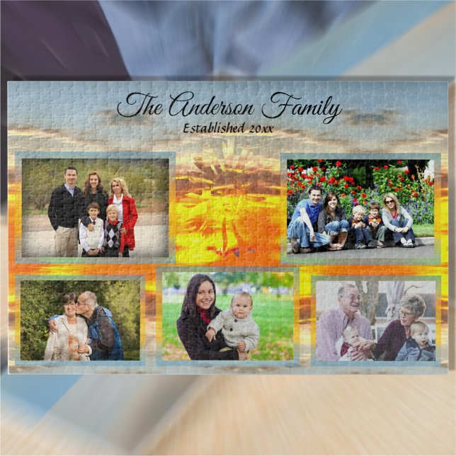 Puzzle Collage familial Sunset Skies 2295 (Créateur téléchargé)