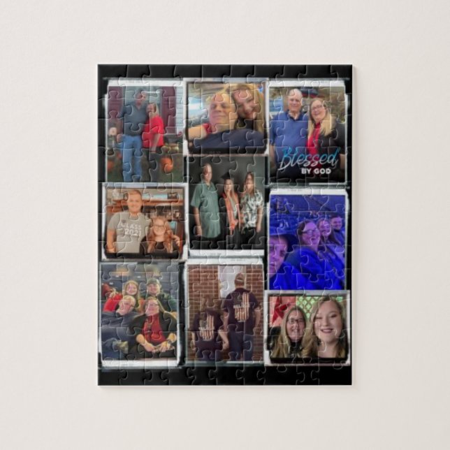 Puzzle-Collage für Fotos (Vertikal)