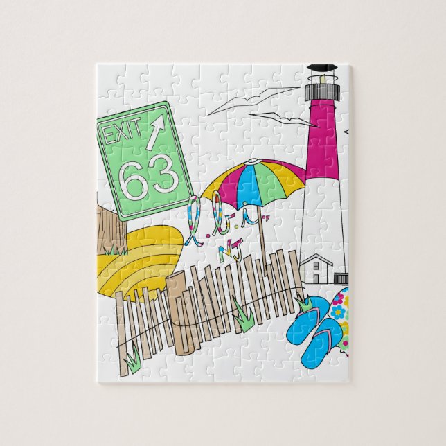 Puzzle Collage Girly d'amour de LBI (Vertical)