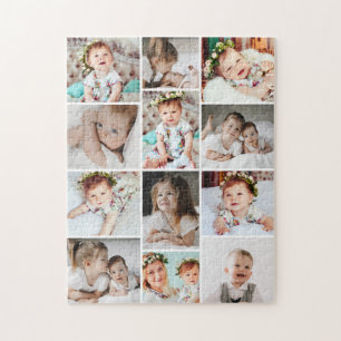 Puzzle Collage Multi Photo Personnalisé 252 Pièces