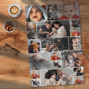 Puzzle Collage personnalisé de 1 014 pièces avec 21 photo