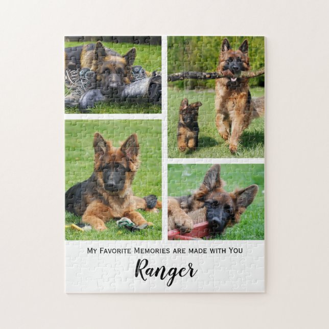 Puzzle Collage photo de Chien Cute - Photo d'animaux de c (Vertical)