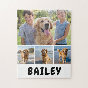 Puzzle Collage photo de chien personnalisé