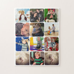 Puzzle Collage photo de famille personnalisée
