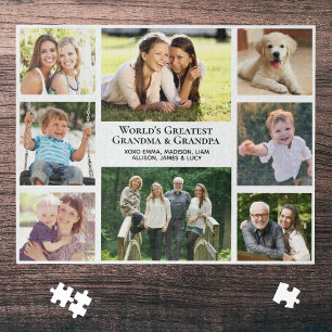 Puzzle Collage photo des grands-parents du monde