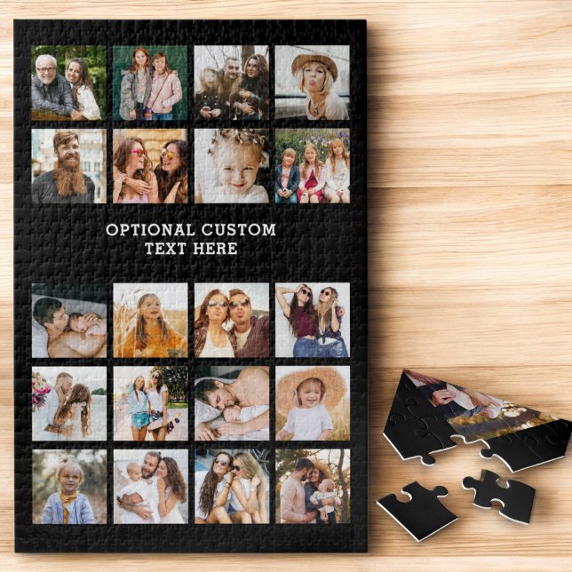 Puzzle Collage photo simple 20 photo personnalisée (Créateur téléchargé)