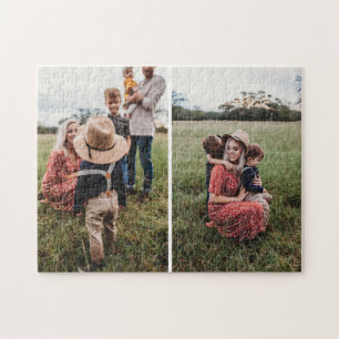 Puzzle Collage simple avec 2 photos de famille