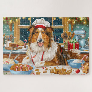 Puzzle Collie Holiday Baking : Festive Christmas