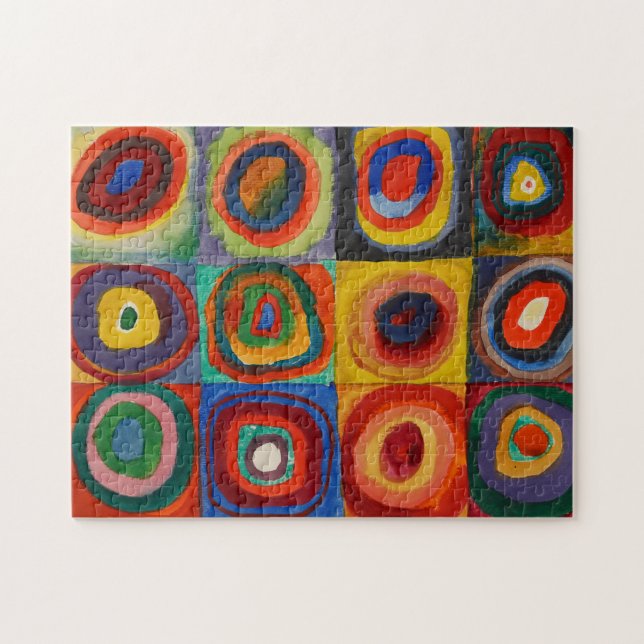 Puzzle Color Study, 1913 par Wassily Kandinsky (Horizontal)