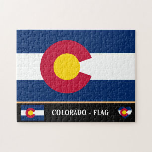 Puzzle Colorado Drapeau & Colorado Etat USA /Amérique