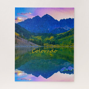 Puzzle Colorado Montagnes Rocheuses et le lac