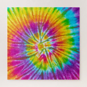 Puzzle Coloré Cravate-Dye -Dye Abstrait.