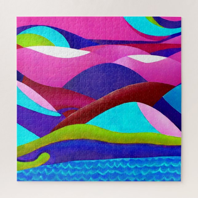 Puzzle Coloré Ocean Hills (Vertical)