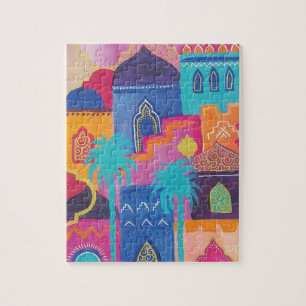 Puzzle Colorful Morocco