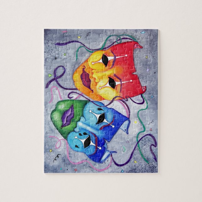 Puzzle Comédie et tragédie (Vertical)